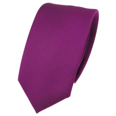 Imagen de TigerTie corbata estrecha magenta fuchsia violeta monocromo Rips