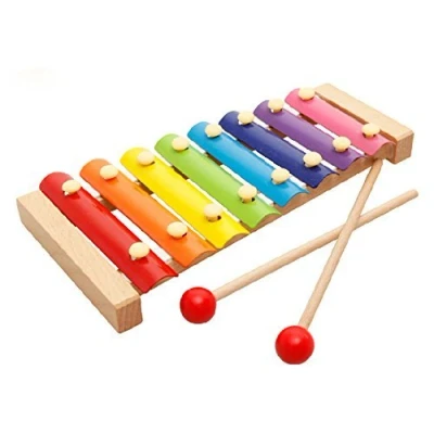 Imagen de XLKJ Xilofono, Juguete de Xilófono, Xilofono Infantil Instrumento Musical Madera para Regalos Cumpleaños Niños