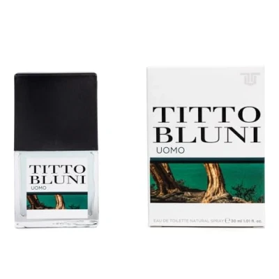Imagen de TITTO BLUNI Uomo 30 ml, Colonia Hombre, Formato Viaje en Spray, Perfume Eau de Toilette Natural y Masculina, Aroma Frutal Amaderado, Fragancia Fresca