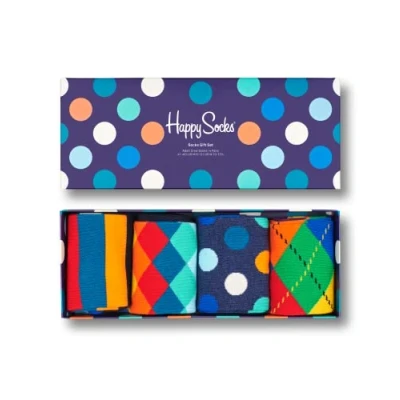 Imagen de Happy Socks Mix Gift Box Calcetines, Multicolor (Multicolour 600), 7/10 (Talla del Fabricante: 41 46) (Pack de 4) para Hombre
