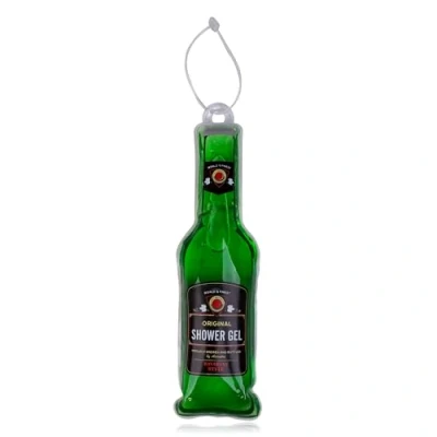 Imagen de Accentra Maxi Shower Gel AC Brew in Beer Bottle Look with Hanger 200 ml Oak &amp; Citrus Fragrance Fantastic Gift Idea for Father&#039;s Day, Birthday or Easter