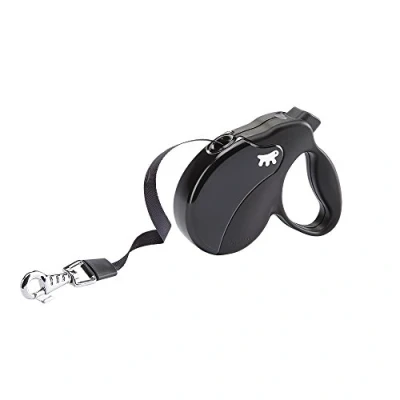 Imagen de Ferplast Correa retráctil para Perros Amigo Tape Mini, Cinta Extensible, 3 m, máx. 12 kg, Negro