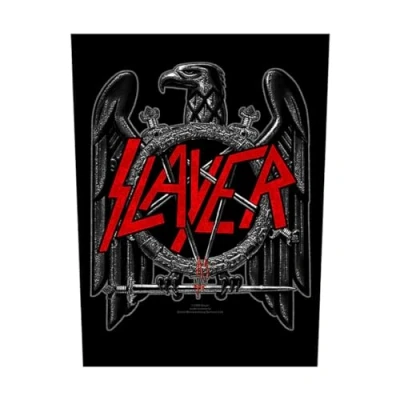 Imagen de Slayer Black Eagle Unisex Parche Espalda Standard 95% Algodón, 5% Poliéster 25 x 35 cm