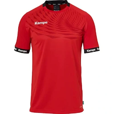 Imagen de Kempa Wave 26 Shirt para Hombres y niños Camiseta Manga Corta Deportiva Ropa Funcional Balonmano Gimnasio Jogging Running Jersey elástica Transpirable