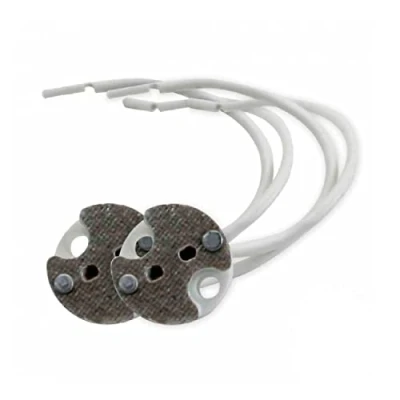 Imagen de 7hSevenOn Elec Portalámparas GU5.3 (Pack 2), PC y Silicona, 40W Potencia Máxima, Tensión 220 240 Vac, Frecuencia 50 Hz, Protección IP20, Clase I, Instalación Superficie, CE RoHS, Blanco