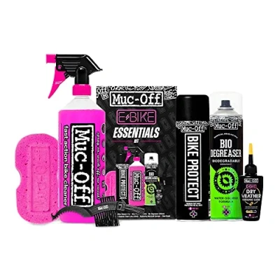 Imagen de Muc Off Kit de Limpieza Bicicleta Electrica, Cuidados Esenciales para la Productos Imprescindibles Limpiar y Proteger tu eBike