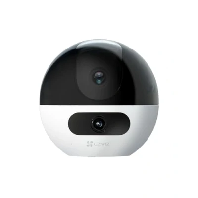Imagen de EZVIZ 8MP Cámara Vigilancia WiFi Interior con Doble Lente(4MP+4MP),Cámara IP Seguridad 360,AI Detección de Persona/Mascota,Seguimiento Automático,WiFi 2,4/5 GHz,Llamada Bidireccional 512GB,C7