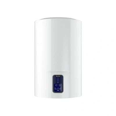 Imagen de Ariston Lydos ECO Blu Termo Eléctrico 50 Litros, Calentador de Agua Vertical con Función y Regulación Externa, 47x45x55.3 cm, Fabricado para Instalación en España