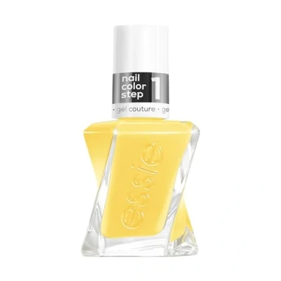 Imagen de Essie Esmalte de uñas larga duración con acabado brillante, manicura sin rayos UV, gel Couture no 560 REV IT UP, Amarillo 13.5 ml