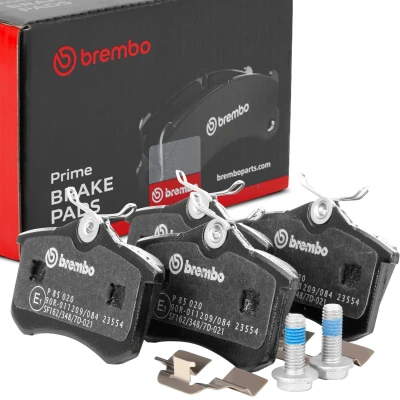 Imagen de BREMBO P 85 020 Juego de pastillas freno excl. contacto avisador desgaste con tornillos pinza accesorios VOLKSWAGEN: Golf 4 norauto