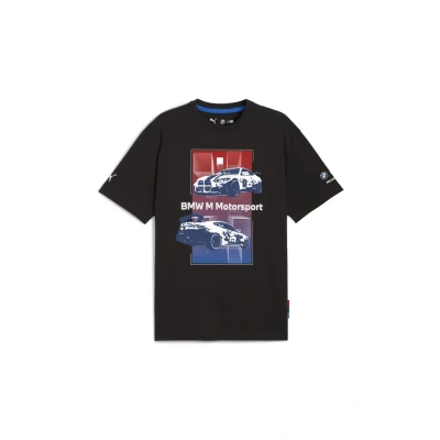 Imagen de Puma BMW Motorsport Block Camiseta estampada, Hombre, Talla: XXL, Black