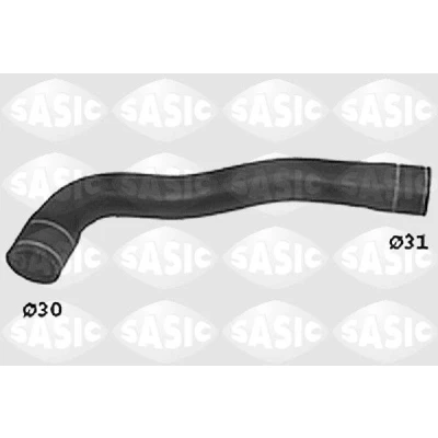 Imagen de SASIC SWH0420 Manguitos de Radiador a la derecha arriba CITROËN: AX, PEUGEOT: 106 I Hatchback