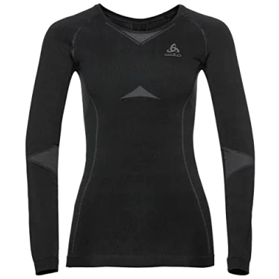 Imagen de Odlo 195791 Camiseta, Mujer, Gris/Negro, XS