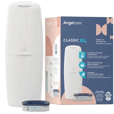 Imagen de Angelcare Classic XL Cubo de Pañales con Cartucho Recarga Octogonal