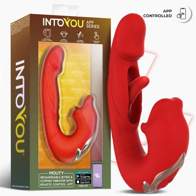 Imagen de Mouty Vibrador con Mordisqueo y Flipping App