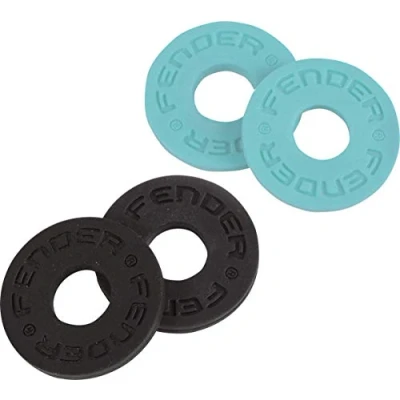 Imagen de Fender® Fender Strap Blocks Sistema de seguridad cinturón (4 unidades), color negro y azul