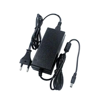Imagen de LEDLUX CV7247 Transformador de alimentación 24 V 2,5 a 60 W con enchufe para casa AC220 CC IP44, color negro