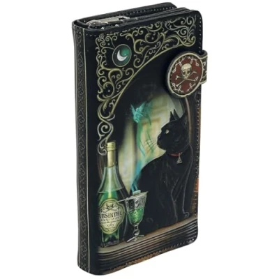 Imagen de Nemesis Now B4863P9 Monedero con Relieve de absenta Lisa Parker, 18,5 cm, Poliuretano, Color Negro