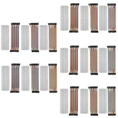 Imagen de AZDelivery 5 x Breadboard Kit 3 MB102 y 40 Piezas Cables Puente Jumper Wire Pines Macho Macho, Hembra Hembra, Compatible con Arduino E Book Incluido!
