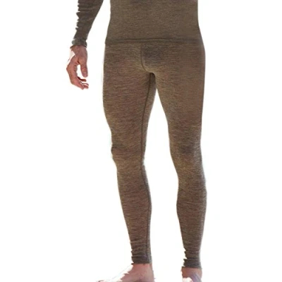 Imagen de Engel Leggings Silk Base Layer Size 46/48, Grey/Brown