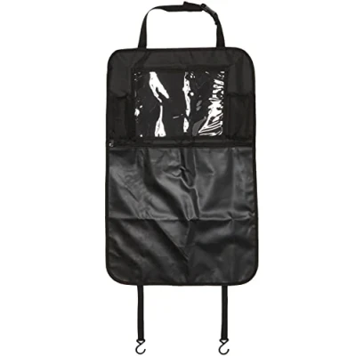 Imagen de cartrend Protector de Respaldo y Organizador, protección contra pisadas, Bolsillo para Tablet hasta 12 Pulgadas, Asiento Coche niños, fácil Limpiar