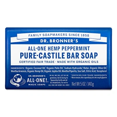 Imagen de Dr. Bronner&#039;S Jabon En Pastilla Menta 140Gr. 140 G