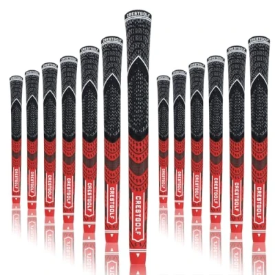 Imagen de Kofull Grips de Golf para Palos (estándar) o medianos, 13 Unidades, Rojo Standard