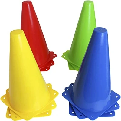 Imagen de CampTeck U7154 Conos Entrenamiento Futbol, Señalizacion Deportivos Multicolour 12pcs