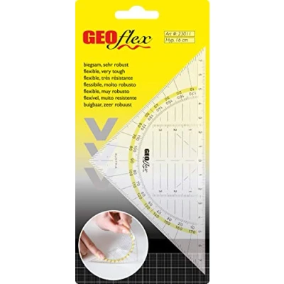 Imagen de Aristo Geo Flex AR23011 Juego de 10 escuadras con transportador ángulos