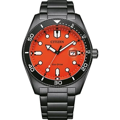 Imagen de Citizen Reloj Analógico para Hombres de Cuarzo japonés con Correa en Acero Inoxidable AW1765 88X