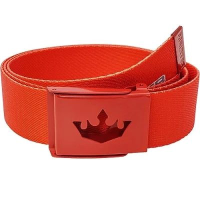 Imagen de Meister Player Cinturón de Golf Cinta Tejida Ajustable y Reversible Rojo Equipo