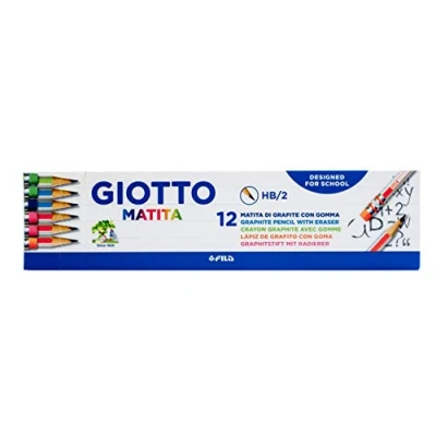 Imagen de Lapices de grafito giotto matita hb con goma unidad