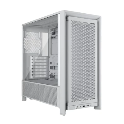 Imagen de CORSAIR Frame 4000D Caja Modular MidTower ATX para PC Alto Flujo de Aire, Sistema Montaje Ventiladores InfiniRail™, ASUS BTF, MSI Project Zero, Gigabyte Stealth Blanco