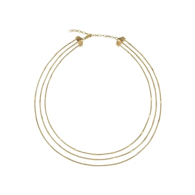 Imagen de BREIL, Colección Sinuous, Collar de Mujer Minimalista y Chic, Acero IP Dorado Pulido, con Práctico Cierre Mosquetón, Ideas Regalos para Mujeres Niñas, Longitud Ajustable 39 45 cm, Plata