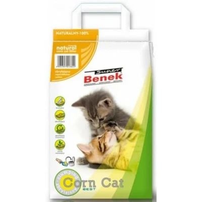 Imagen de Super Benek Arena para Gatos Certech Maíz 14 L