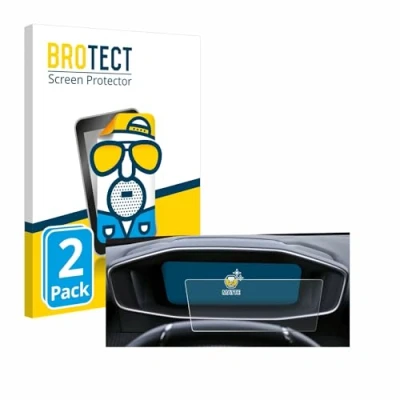 Imagen de BROTECT Protector Pantalla Anti Reflejos para Peugeot 2008 2022 Cockpit (2 Unidades) Película Mate Huellas