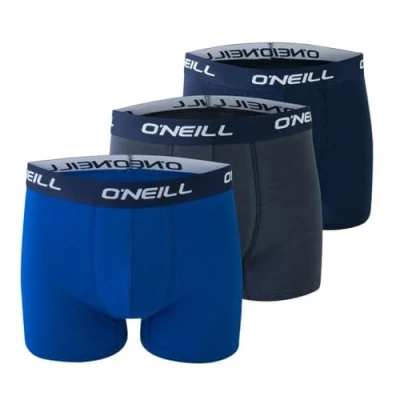 Imagen de Calzoncillos tipo bóxer Plain de O ́Neill para Hombre, 3 unidades, 900003, gris y negro (6569)., small