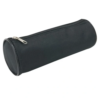 Imagen de Waytex 931280 Estuche Redondo (21 cm, diámetro 7,5 cm), Color Negro Liso