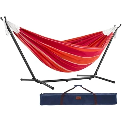 Imagen de Vivere UHSDO8 36 Hamaca con Soporte Incluido, Multicolor, 250 cm, Doble, diseño, Mimosa