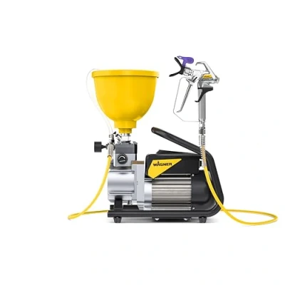 Imagen de WAGNER Bomba de membrana SuperFinish 21 Pro Airless para esmalte que se adapta a la perfección los trabajos esmaltado, Caudal max. 2,1 l/min, Manguera alta AP DN3, 7,5 m