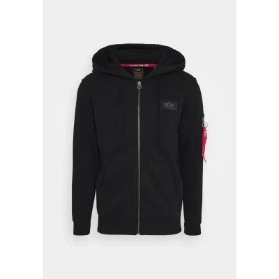 Imagen de Alpha Industries ZIP Hoody Sudadera con cremallera, Hombre, Talla: XXL, Black