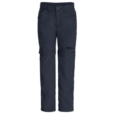 Imagen de Jack Wolfskin Pantalones Safari Zip Off K Senderismo, Azul Ocuro, 104 cm Unisex niños