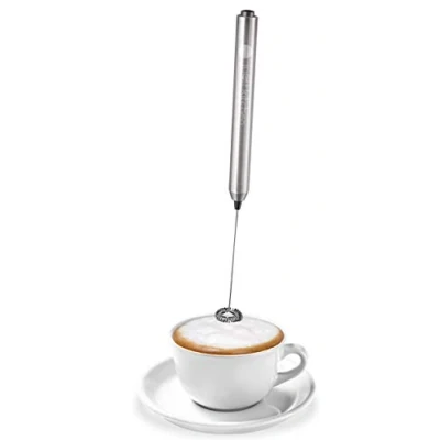 Imagen de Macom Just Kitchen 863 Espuma &amp; Leche a pilas (acero inoxidable, plata
