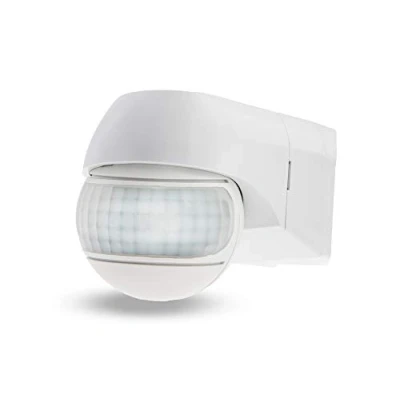 Imagen de HUBER Motion 3E Detector de Movimiento infrarrojo Esquina 220 IP44 I 230V, LED Adecuado, Ajustable Horizontal/verticalmente, Montaje en Pared/Esquina