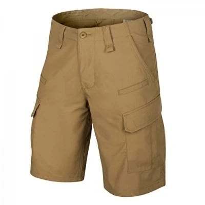 Imagen de Helikon Tex Pantalones cortos de CPU para hombre, polialgodón Ripstop, color negro, verde, extra small
