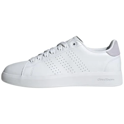 Imagen de adidas Advantage Premium Leather Shoes, Zapatos Mujer, Cloud White/Cloud White/Silver Dawn, 42 EU
