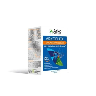 Imagen de Arkoflex 100% Articulaciones Cuidado Integral Huesos Cartílagos Ligamentos Tendones Músculos 60 Capsulas