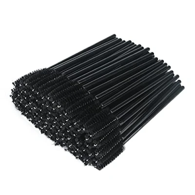 Imagen de G2PLUS 100PCS Desechables Cepillos de Pestañas,Rimel Cepillos,Cepillos Cejas,Brocha Pestañas para Extensiones Pestañas(Negro)