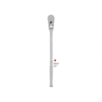 Imagen de TEKTON Trinquete de mango doblado cabeza flexible 1/2 pulgada x 14 pulgadas SRH23214