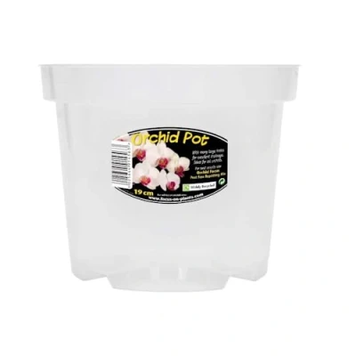Imagen de Growth Technology Maceta Transparente para orquídeas 19 cm
